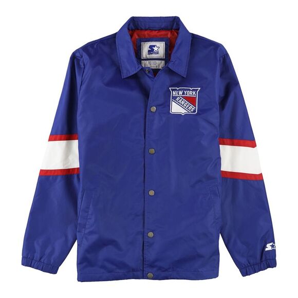 STARTER Mens NY Rangers Jacket, Blue, NWT